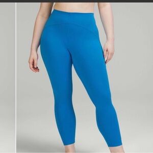 Like New Lululemon InStill High Rise Poolside Blue Leggings Size 4